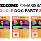 Marissa Goldman invites audiences into her Google Doc Party with colorful, chaotic graphics